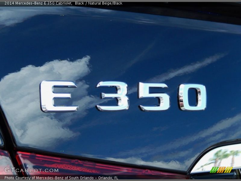 Black / Natural Beige/Black 2014 Mercedes-Benz E 350 Cabriolet