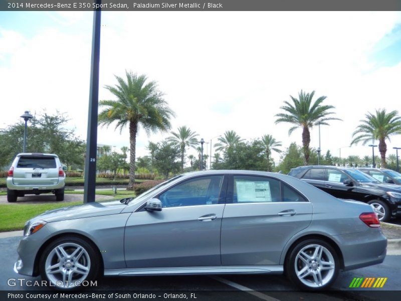 Paladium Silver Metallic / Black 2014 Mercedes-Benz E 350 Sport Sedan