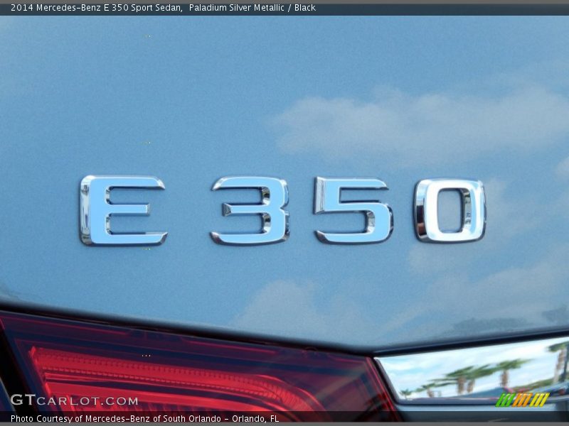 Paladium Silver Metallic / Black 2014 Mercedes-Benz E 350 Sport Sedan