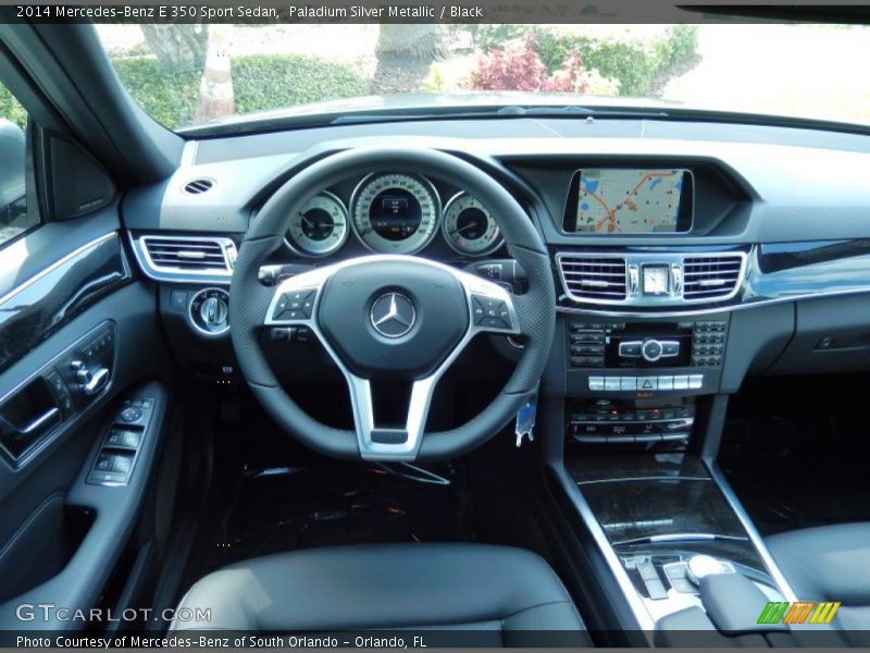 Paladium Silver Metallic / Black 2014 Mercedes-Benz E 350 Sport Sedan