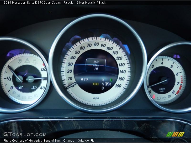 Paladium Silver Metallic / Black 2014 Mercedes-Benz E 350 Sport Sedan
