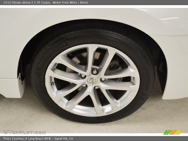 Winter Frost White / Blond 2010 Nissan Altima 3.5 SR Coupe