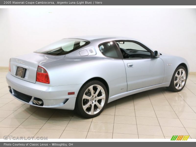 Argento Luna (Light Blue) / Nero 2005 Maserati Coupe Cambiocorsa