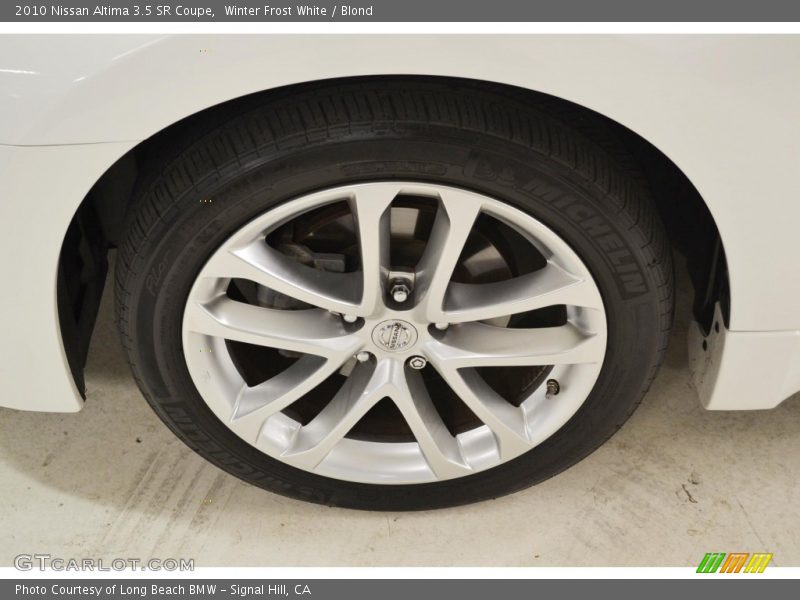 Winter Frost White / Blond 2010 Nissan Altima 3.5 SR Coupe