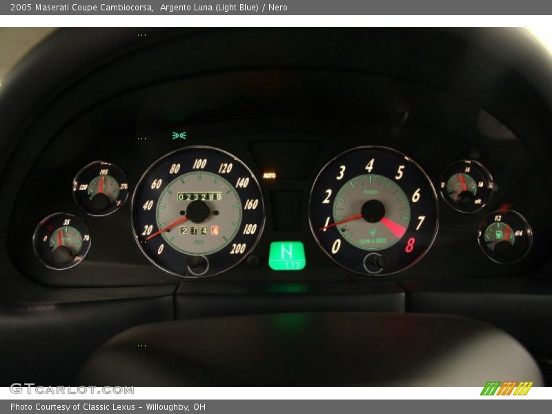  2005 Coupe Cambiocorsa Cambiocorsa Gauges