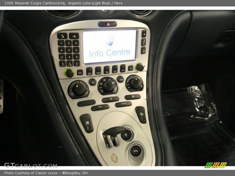 Controls of 2005 Coupe Cambiocorsa