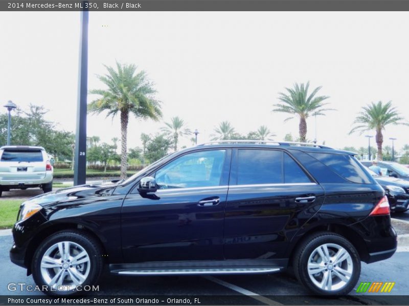 Black / Black 2014 Mercedes-Benz ML 350