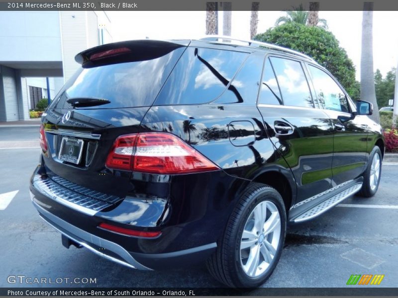 Black / Black 2014 Mercedes-Benz ML 350