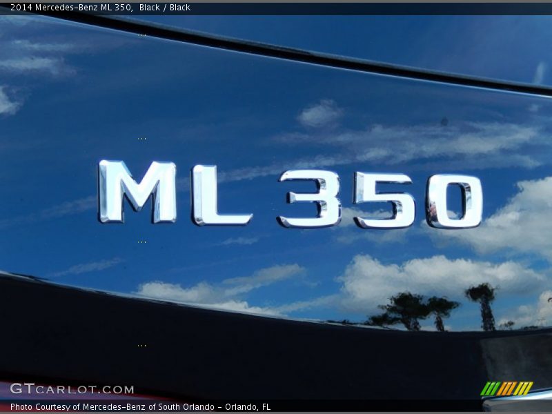 Black / Black 2014 Mercedes-Benz ML 350