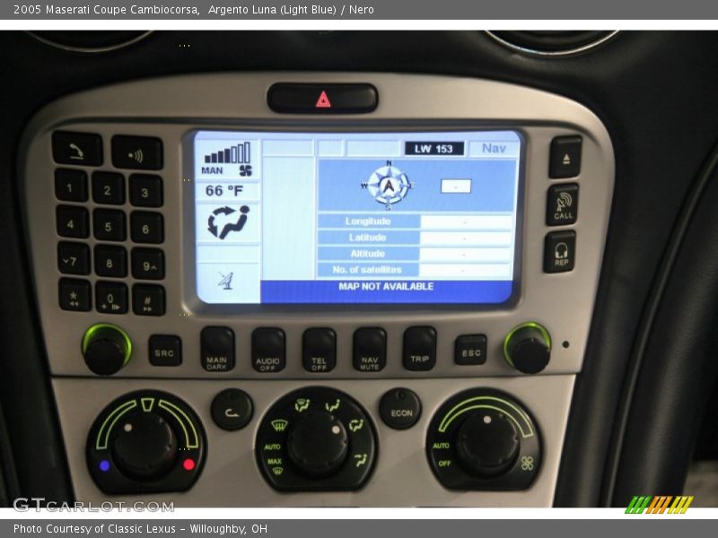 Controls of 2005 Coupe Cambiocorsa