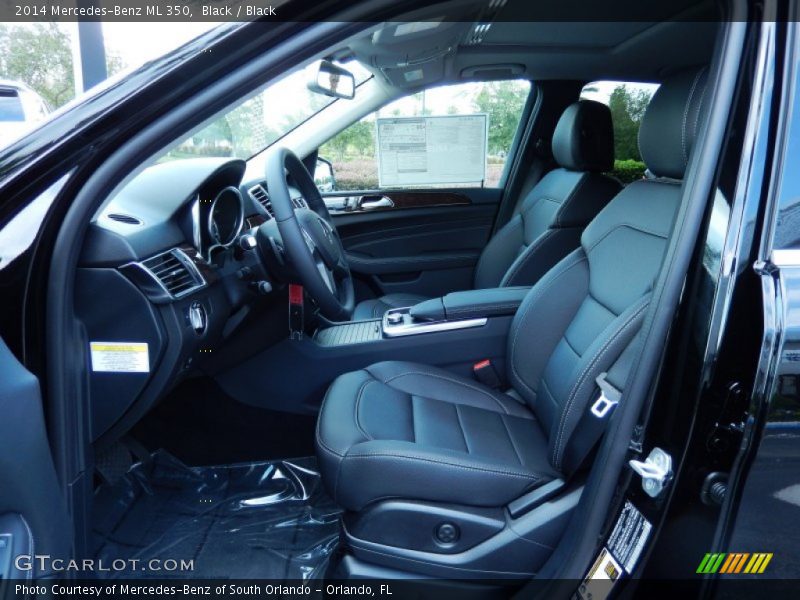 Black / Black 2014 Mercedes-Benz ML 350