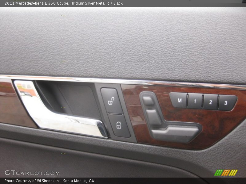 Iridium Silver Metallic / Black 2011 Mercedes-Benz E 350 Coupe