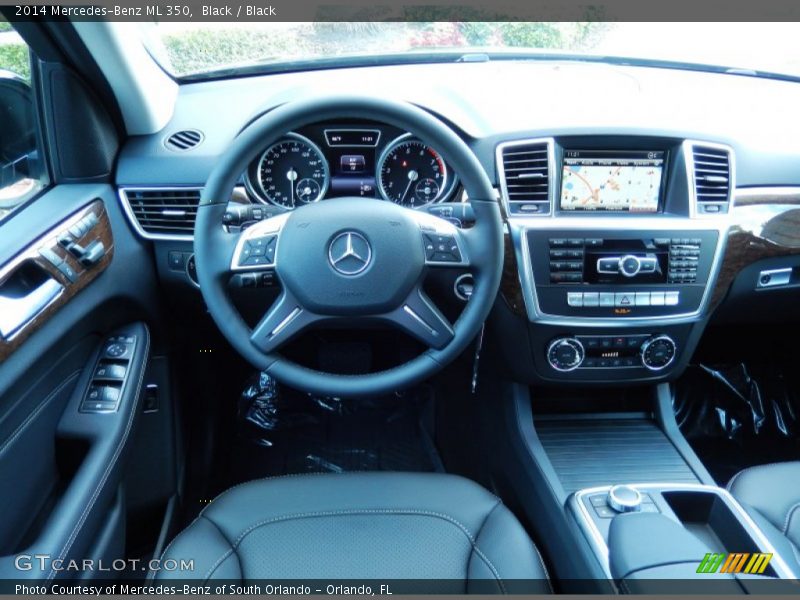 Black / Black 2014 Mercedes-Benz ML 350