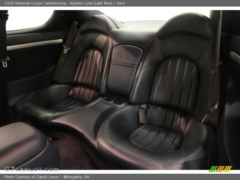 Rear Seat of 2005 Coupe Cambiocorsa