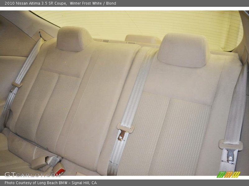 Winter Frost White / Blond 2010 Nissan Altima 3.5 SR Coupe