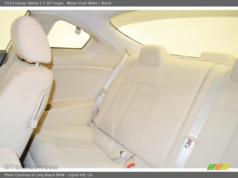 Winter Frost White / Blond 2010 Nissan Altima 3.5 SR Coupe