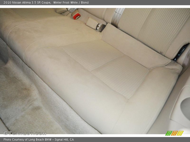 Winter Frost White / Blond 2010 Nissan Altima 3.5 SR Coupe
