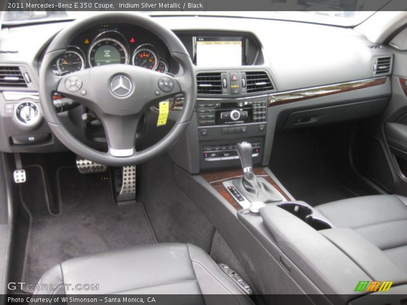 Iridium Silver Metallic / Black 2011 Mercedes-Benz E 350 Coupe