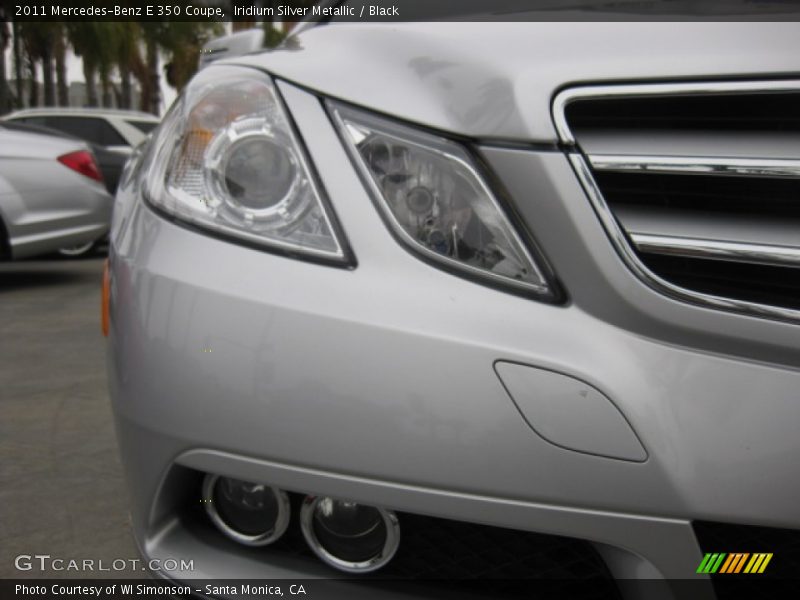 Iridium Silver Metallic / Black 2011 Mercedes-Benz E 350 Coupe
