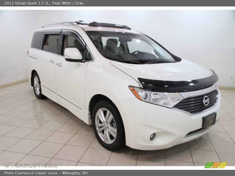 Pearl White / Gray 2011 Nissan Quest 3.5 SL