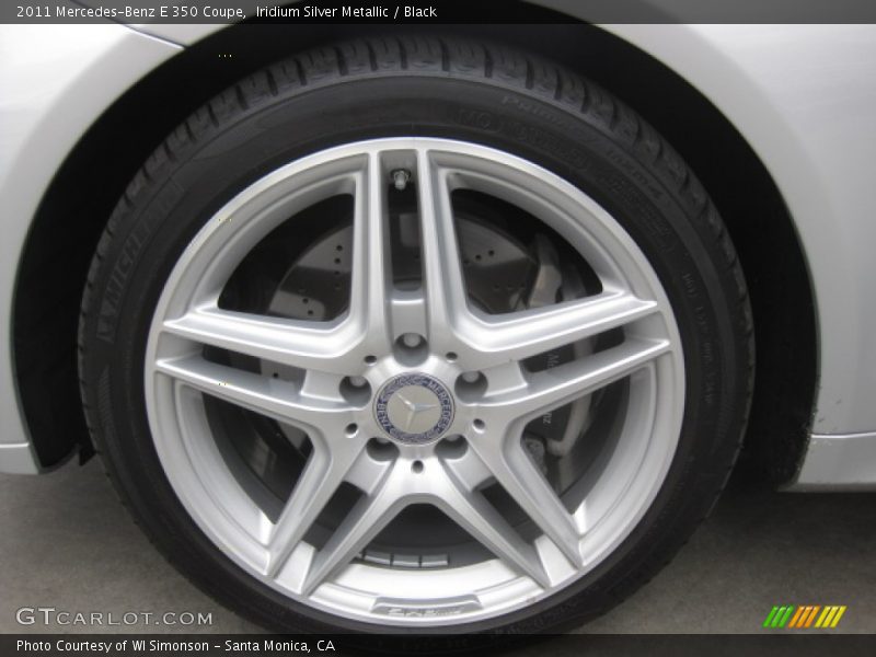 Iridium Silver Metallic / Black 2011 Mercedes-Benz E 350 Coupe