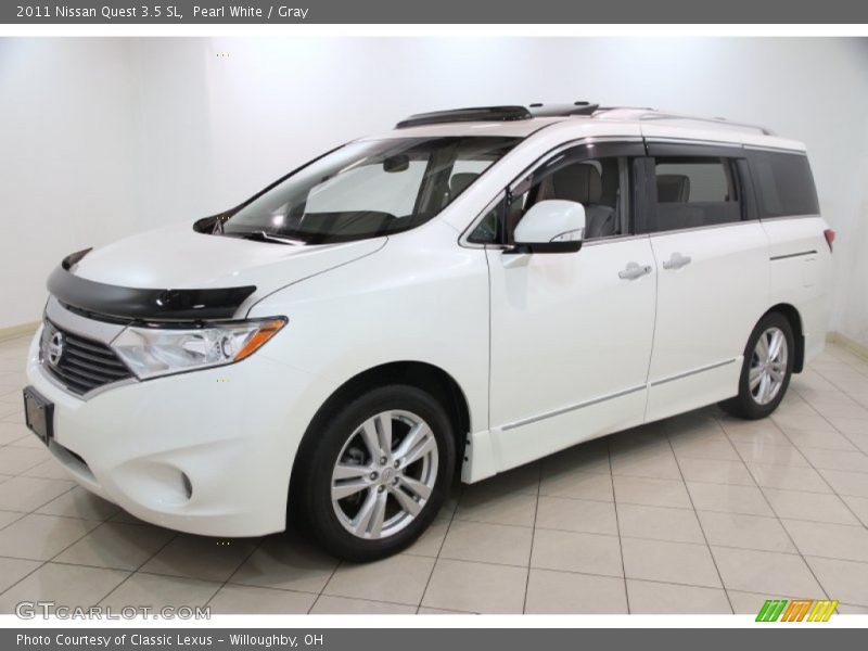 Pearl White / Gray 2011 Nissan Quest 3.5 SL