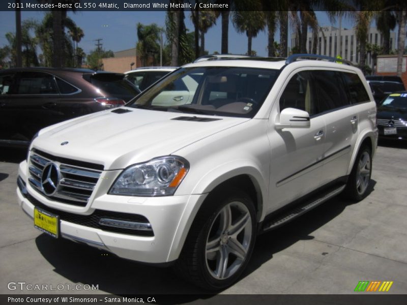 Diamond White Metallic / Cashmere 2011 Mercedes-Benz GL 550 4Matic