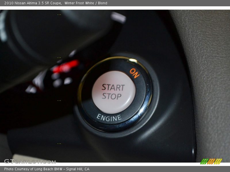 Winter Frost White / Blond 2010 Nissan Altima 3.5 SR Coupe