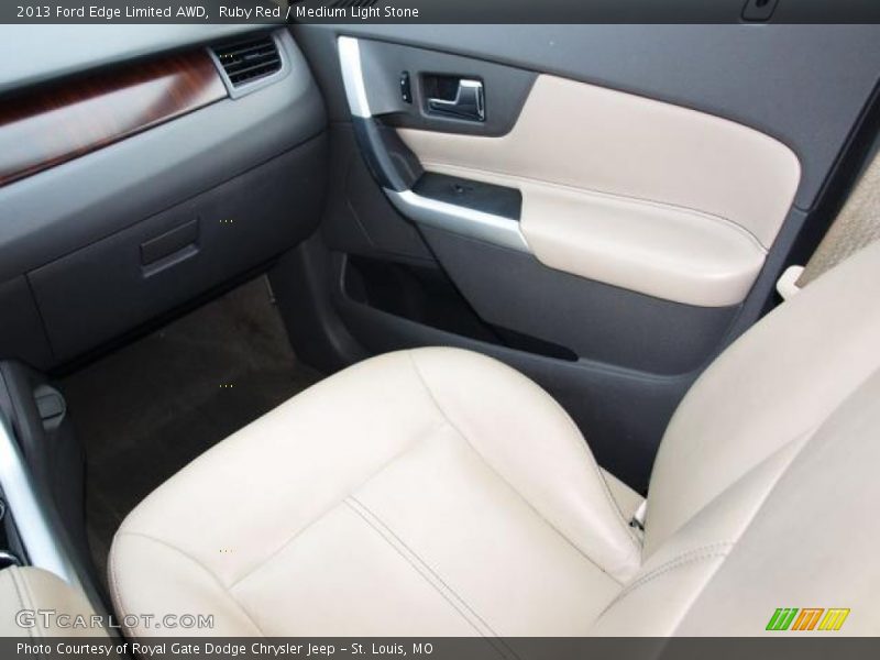 Ruby Red / Medium Light Stone 2013 Ford Edge Limited AWD