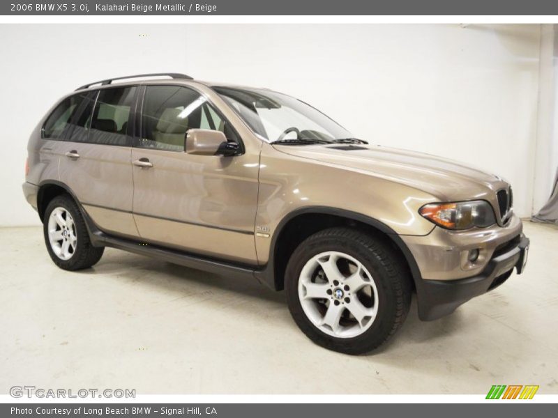 Kalahari Beige Metallic / Beige 2006 BMW X5 3.0i