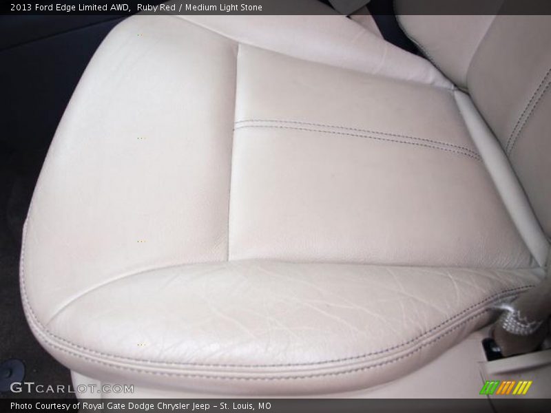 Ruby Red / Medium Light Stone 2013 Ford Edge Limited AWD