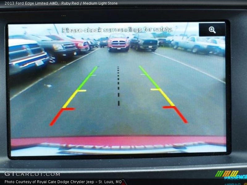 Ruby Red / Medium Light Stone 2013 Ford Edge Limited AWD