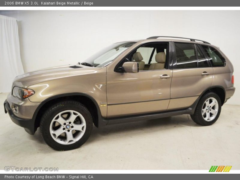 Kalahari Beige Metallic / Beige 2006 BMW X5 3.0i