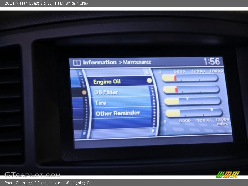 Pearl White / Gray 2011 Nissan Quest 3.5 SL