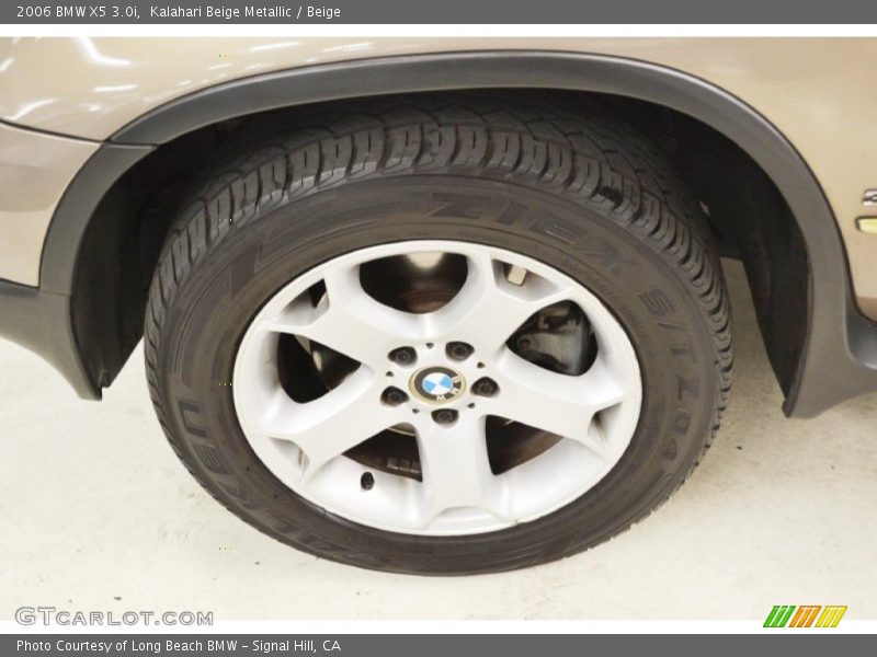Kalahari Beige Metallic / Beige 2006 BMW X5 3.0i