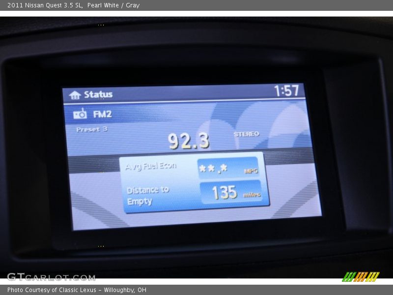 Pearl White / Gray 2011 Nissan Quest 3.5 SL