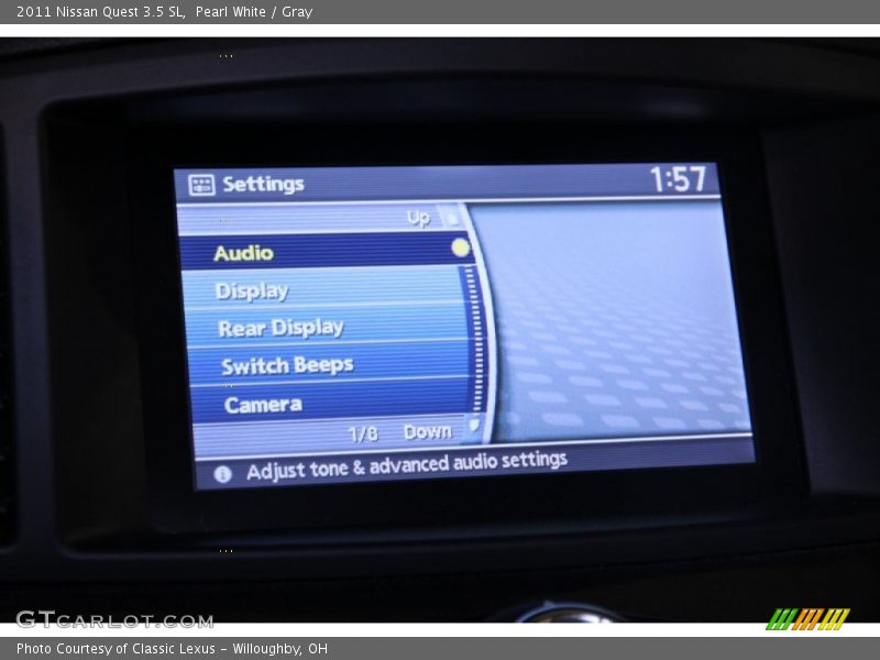 Pearl White / Gray 2011 Nissan Quest 3.5 SL