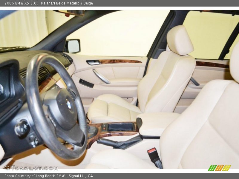 Kalahari Beige Metallic / Beige 2006 BMW X5 3.0i