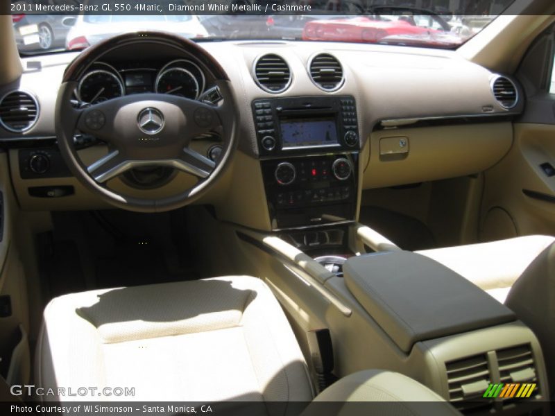 Diamond White Metallic / Cashmere 2011 Mercedes-Benz GL 550 4Matic