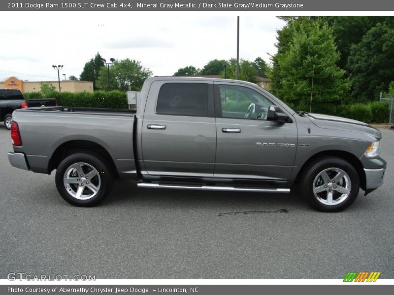 Mineral Gray Metallic / Dark Slate Gray/Medium Graystone 2011 Dodge Ram 1500 SLT Crew Cab 4x4