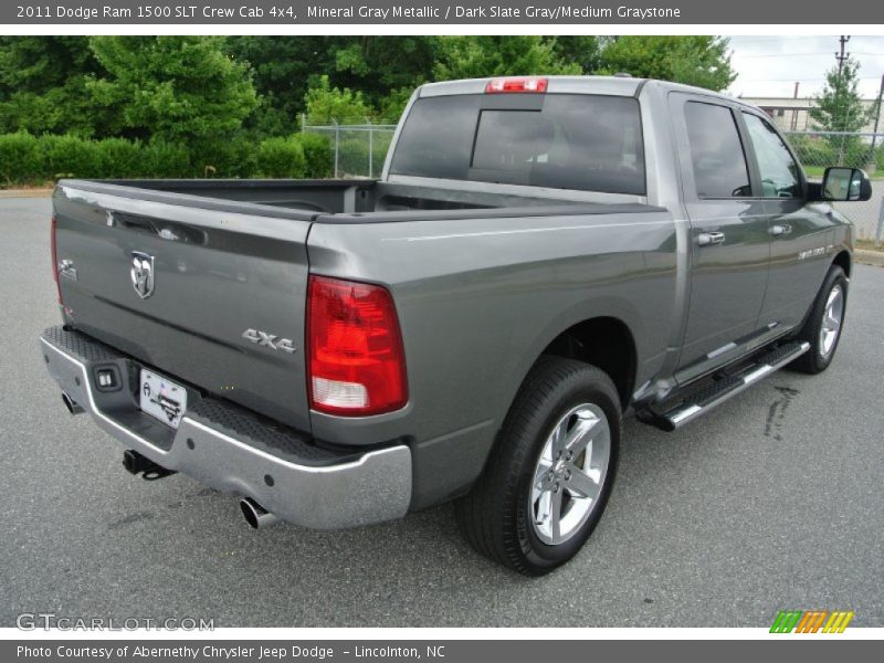 Mineral Gray Metallic / Dark Slate Gray/Medium Graystone 2011 Dodge Ram 1500 SLT Crew Cab 4x4
