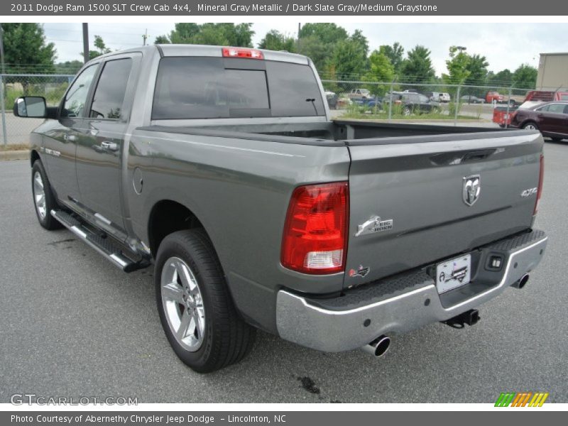 Mineral Gray Metallic / Dark Slate Gray/Medium Graystone 2011 Dodge Ram 1500 SLT Crew Cab 4x4