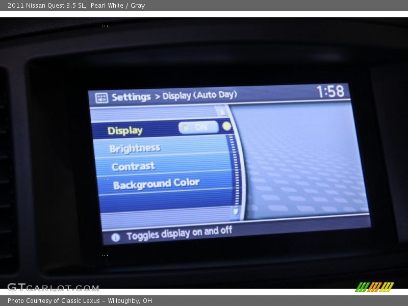 Pearl White / Gray 2011 Nissan Quest 3.5 SL