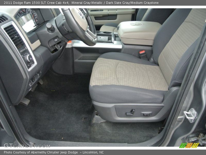 Mineral Gray Metallic / Dark Slate Gray/Medium Graystone 2011 Dodge Ram 1500 SLT Crew Cab 4x4