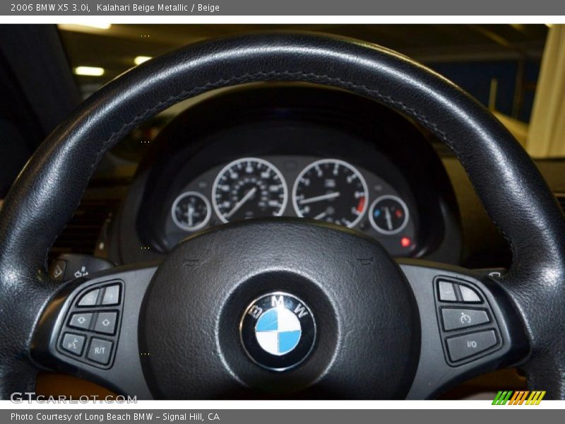 Kalahari Beige Metallic / Beige 2006 BMW X5 3.0i