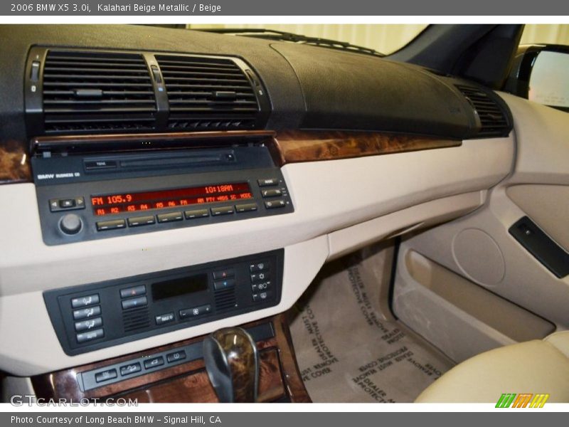Kalahari Beige Metallic / Beige 2006 BMW X5 3.0i