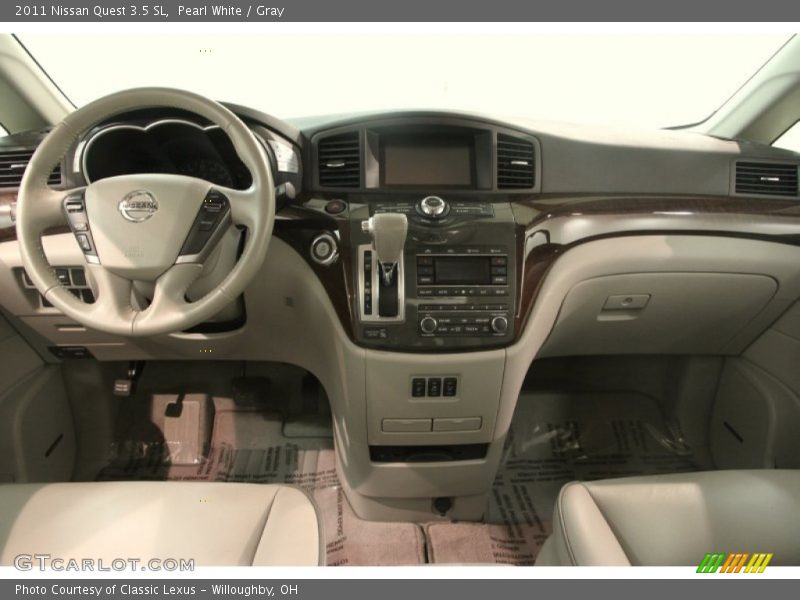 Pearl White / Gray 2011 Nissan Quest 3.5 SL