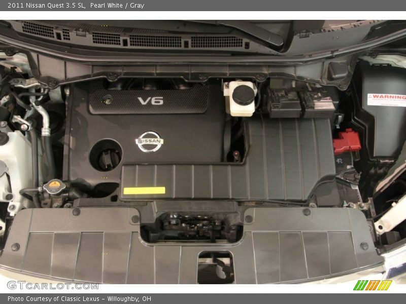 Pearl White / Gray 2011 Nissan Quest 3.5 SL