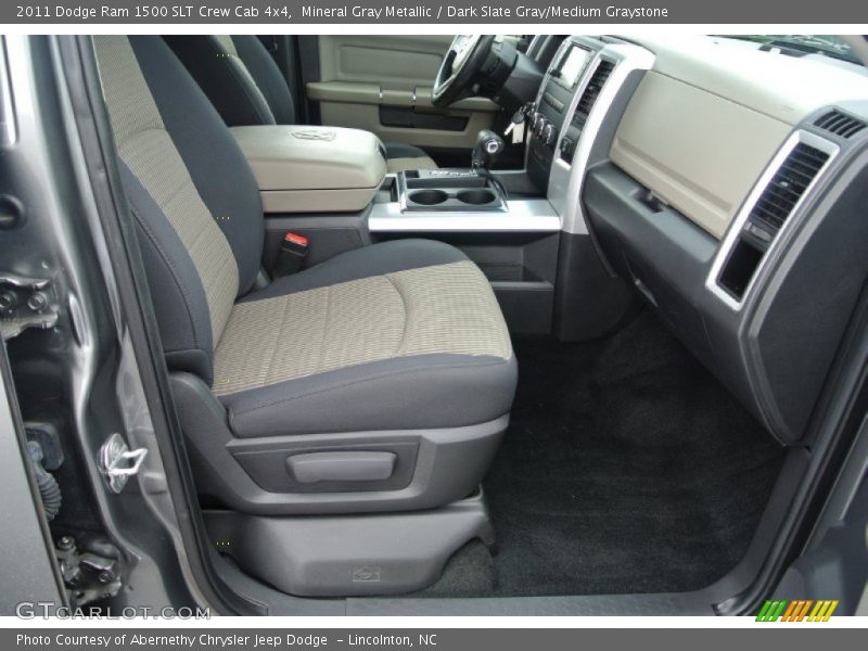 Mineral Gray Metallic / Dark Slate Gray/Medium Graystone 2011 Dodge Ram 1500 SLT Crew Cab 4x4
