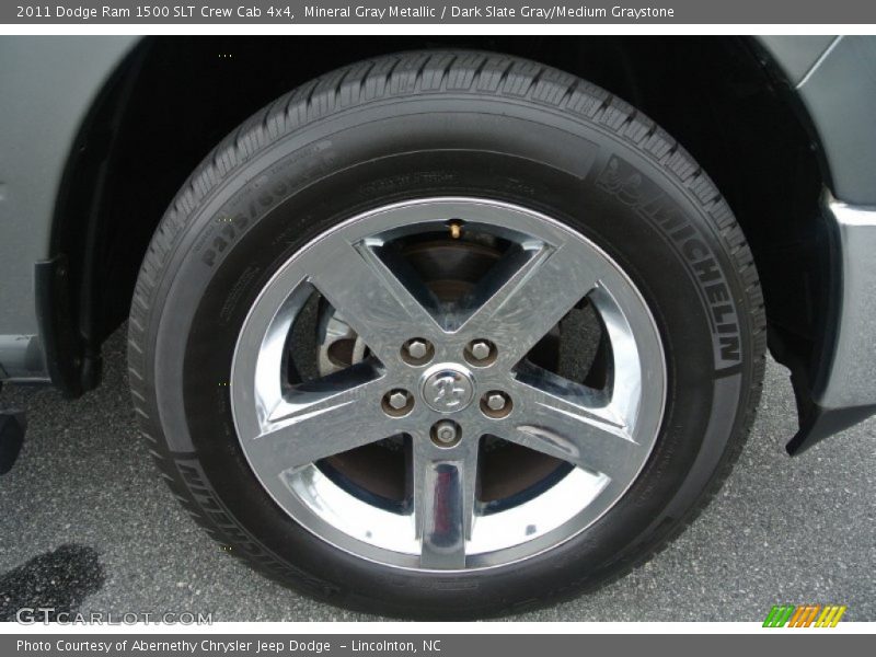 Mineral Gray Metallic / Dark Slate Gray/Medium Graystone 2011 Dodge Ram 1500 SLT Crew Cab 4x4